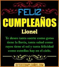 GIF Frases de Cumpleaños Lionel